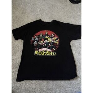 My Hero Academia Large T-Shirt Funimation Anime Graphic Crew Neck